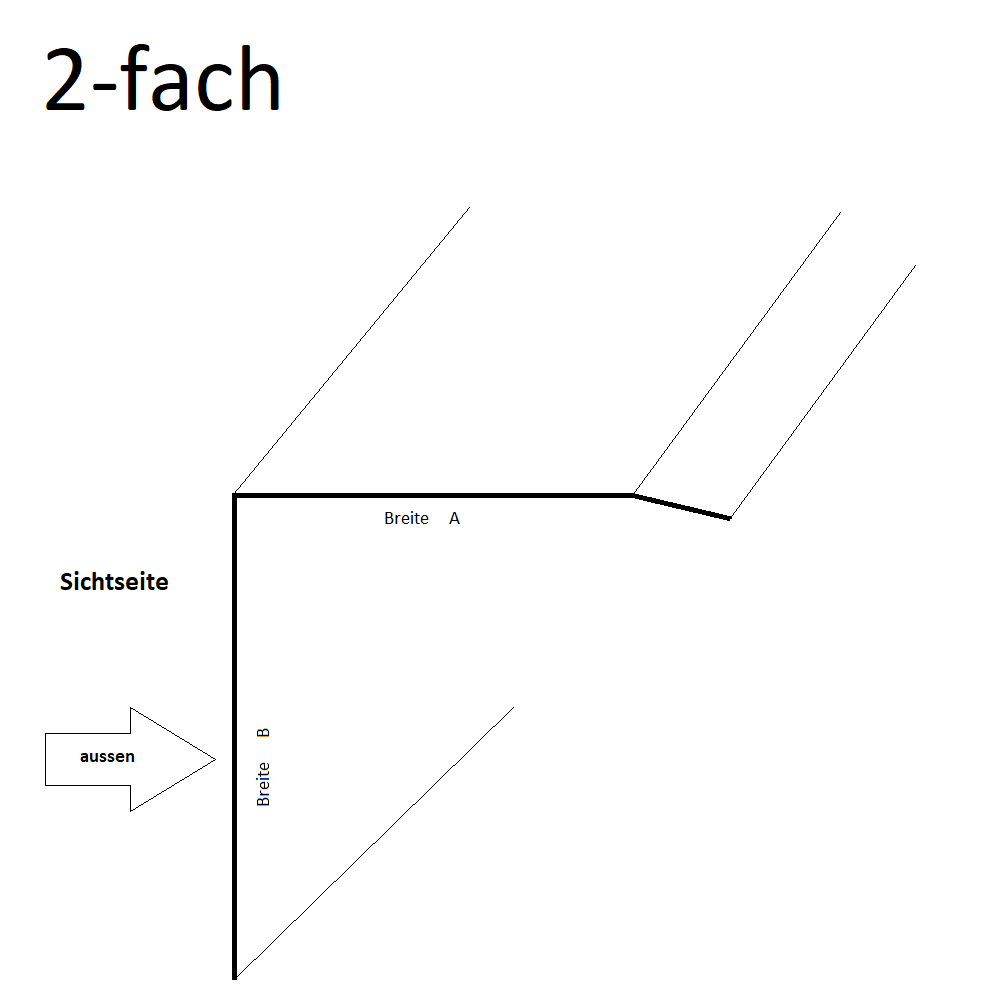 Edelstahl Winkel 0,8 mm Kantenschutz 1,5 Meter L-Leiste Winkelblech Abdeckleiste 