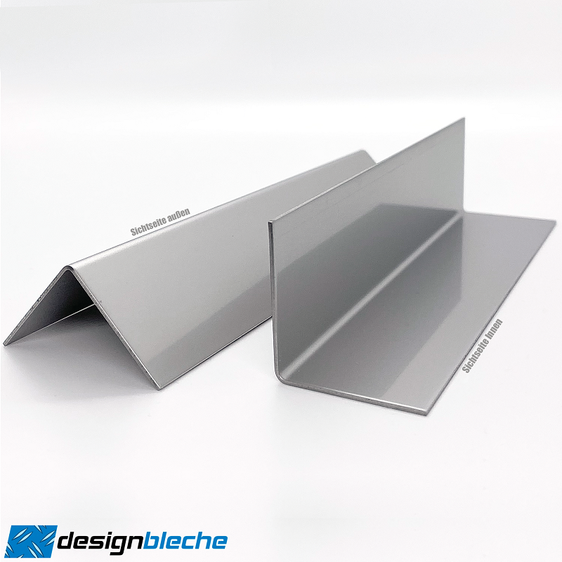 SG Designbleche GmbH - Onlineshop - Winkel aus V2A blank als Kantenschutz  oder Fugenleiste
