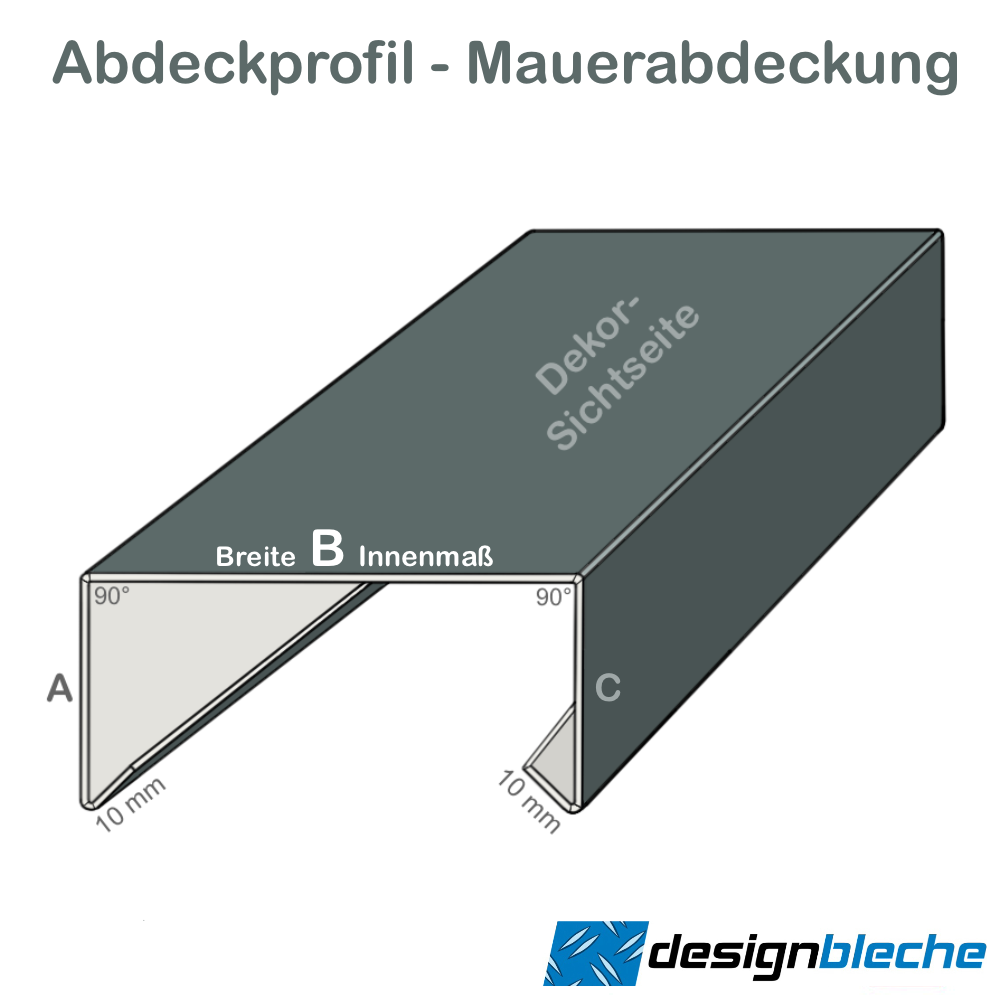 SG Designbleche GmbH - Onlineshop - Mauer Abdeckung und Kantbleche aus  Erkelenz von Designbleche
